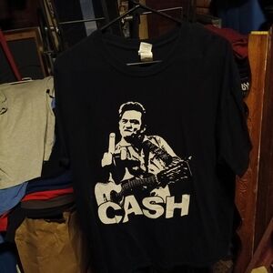 Gildan Black Graphic Tee with Iconic Print